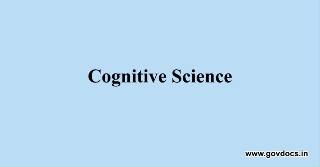 Cognitive Science