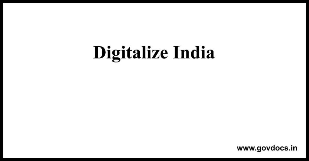 Digitalize-India