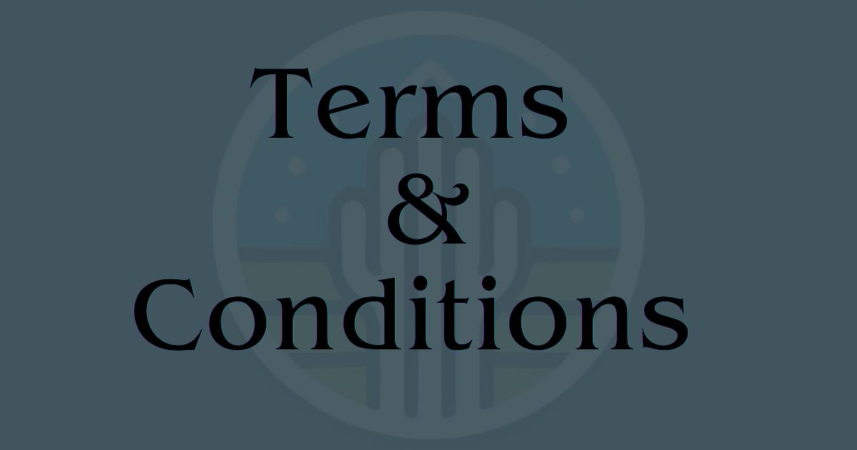 Terms and Conditions